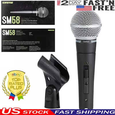 SM58S SM58 Dynamic Vocal Microphone With On/Off Switch Free Shipping US New • $35.99