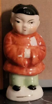 VIntage CERAMIC ASIAN PERSON SALT SHAKER SINGLE MADE IN JAPAN  • $6