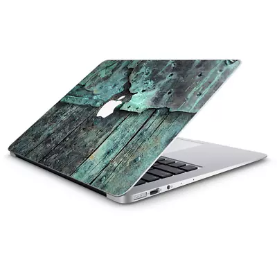 Skin Decal Wrap For Macbook Air 13 Inch 13  - Patina Metal And Wood Blue • $14.98