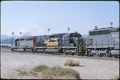 Original Slide D&RGW 5367 SD40T-2 Ventura CA 1986 • $6.99