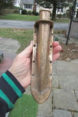 Vintage Solid Brass 10-1/2  Flag Pole Holder • $19.99