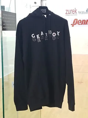 $39.50 • Buy GEARBOX RACQUETBALL SWEATER. HOODIE With Front Pouch Pocket Black Color, Medium