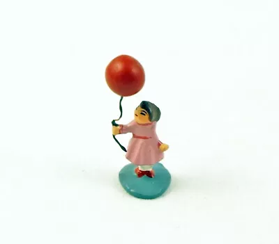 J Carlton  Gault French Miniature Figurine Cute Girl With Balloon In Paris • $43.69