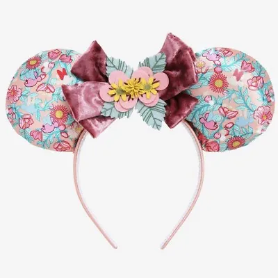 Disney Minnie Mouse Floral Ears Headband - BoxLunch Exclusive • $29.99