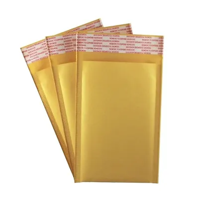 4  X 7  Kraft Bubble Mailers #000 Self Seal Padded Shipping Envelopes - 100 Pack • $29.99