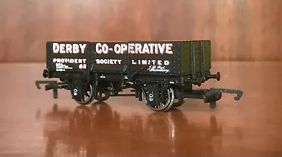 Hornby R6199 - 5 Plank “Derby Co-operative” Open Wagon In Mint Condition • £8