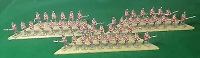 28mm Wargames Napoleonic Wars British Light Infantry × 48 Metal Figures • £24