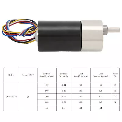 DC Brushless Motor Mini Speed Reducer 24V CW/CCW For CNCMachine Tool 600rpm/min • $36.70