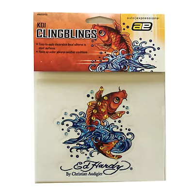 Ed Hardy By Christian Audigier KOI Cling Blings Decal • $6.28