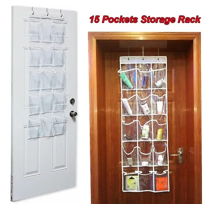 $8.59 • Buy Over The Door Shoe Organizer Rack Hanging Storage Holder Hanger Bag Closet