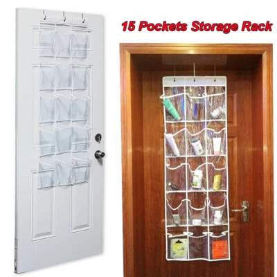 $8.59 • Buy Over The Door Shoe Organizer Rack Hanging Storage Holder Hanger Bag Closet