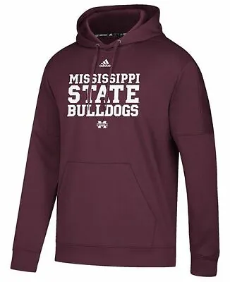 Adidas NCAA Mississippi State Maroon Pullover Hoodie Maroon/White DP9768  • $35