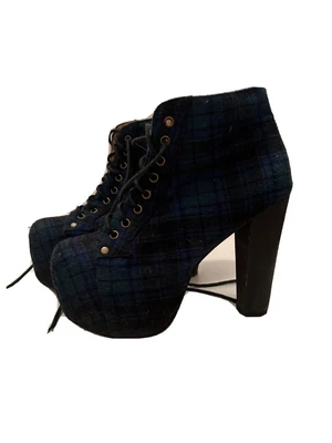 £10.50 • Buy Jeffrey Campbell - LITA- Platforms - Tartan - Size 5