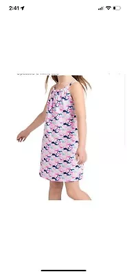 Vineyard Vines Girls Medium Size 10-12 Whale Print Sun Dress • $12.99