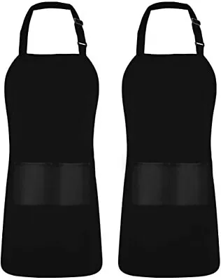 Work Aprons Heavy Duty Shop Work Apron With Pockets For Men Water Oil Chef • $14.15