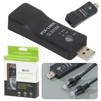 Adapter Ethernet Cable Wireless LAN Adapter WiFi Dongle For Samsung Smart TV 3Q • $23.98