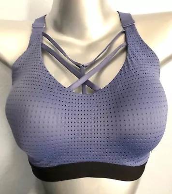 Victorias Secret Blue Strappy Plunge Lightweight Wireless Victoria Sport Bra • $12.99