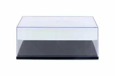 Acrylic Display Case (with 3 Background Designs) Black Base - ModelToyCars 990 • $11.49