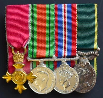 £50 • Buy Mbe Group Of Four. Territorial Efficiency Medal. Court Mounted