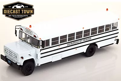 1/43 GMC 6000 US Bureau Of Prisons 1990 USA Bus Hachette Diecast BUS076 • $32.95