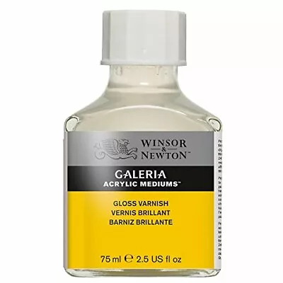 New Winsor And Newton Galeria 75ml Gloss Acrylic Varnish High Quality • £9.66