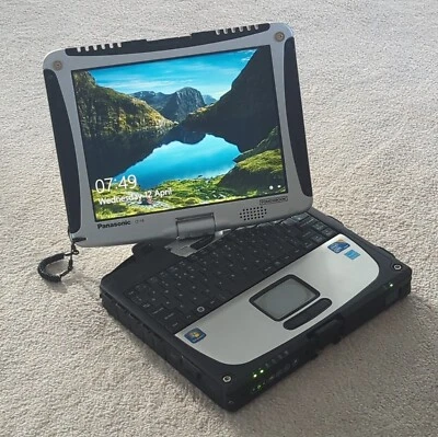 £399.95 • Buy Panasonic Toughbook CF-19 Mk4 Fully Rugged C/w Docking Station