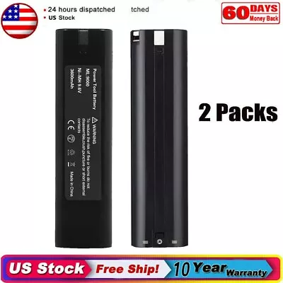 2 Pack For MAKITA 9.6 VOLT 3.6Ah Battery 9000 9001 632007-4 191681-2 9033 9102 • $17