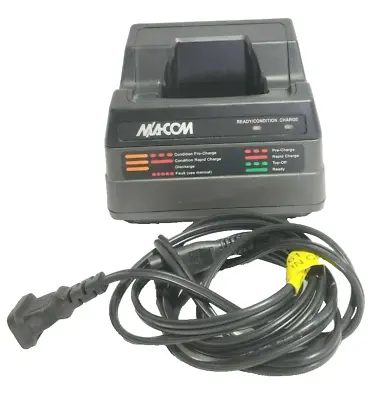 M/A-COM Tri-Chemistry Rapid Charger CH-104560 For P7100/P7200 Radios USED • $12.63