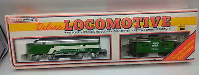 HO Life-Like BN Burlington Northern F7 Diesel 9790 W/ Caboose  41576 - Tested • $49.95