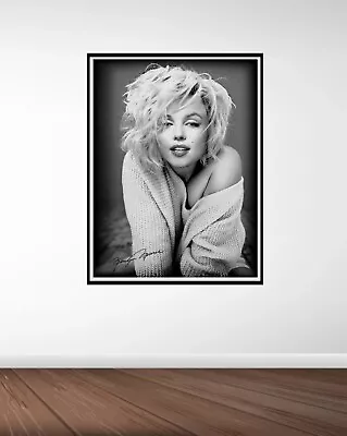  Marilyn Monroe Black White HQ Art • $46.99
