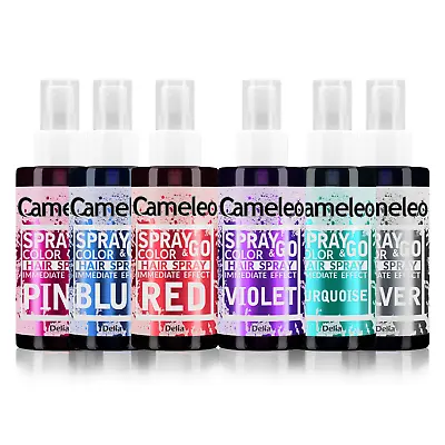 Delia Cameleo Semi-Permanent Hair Colour Dye TONER SPRAY Wash-Out Mist 150ml • £6.49