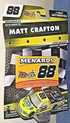 Matt Crafton 2019 1/64 Nascar Authentics #88 Menards Thorsport Wave 3 W/magnet • $17.88