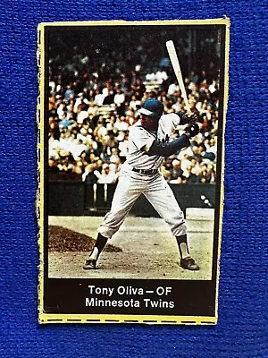 1969 Nabisco Team Flakes Card Tony Olivia Twins VG Tough! • $1.99