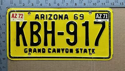 1971 1972 Arizona License Plate KBH-917 YOM DMV MUSCLE CAR 15990 • $34.99