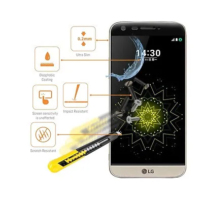 $15.50 • Buy Orzly® -3D Pro-Fit Tempered Glass Screen Protector For LG G5 Titan