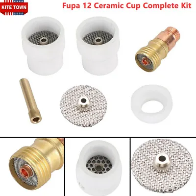 Fupa 12 Ceramic Cup Complete Kit For Wp-17 18 & 26 Series Tig Torches Accessorie • $48.96