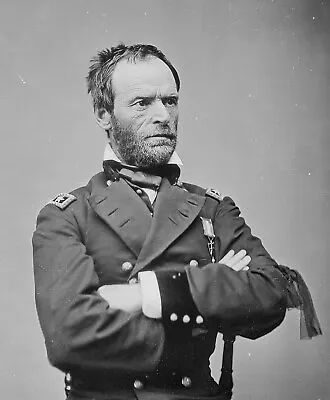 American Civil War Union General WILLIAM TECUMSEH SHERMAN Photo 4  X 6   • $8.50