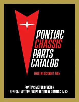$122.35 • Buy 1963-1966 Pontiac Chassis & Body Parts Catalogs