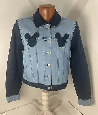 DISNEY Mickey Mouse Jean Jacket Medium  Disney Her Universe • $25