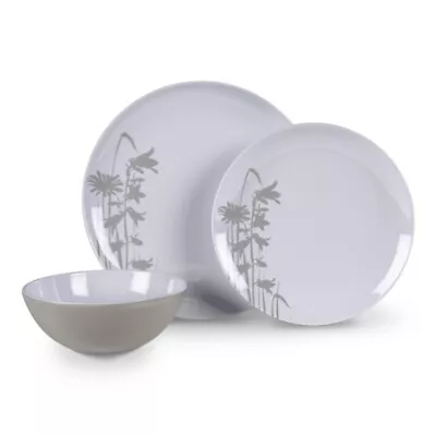 Kampa Meadow Melamine Tableware 12pc Set  For Camping/Caravanning/Picnic • £24.99