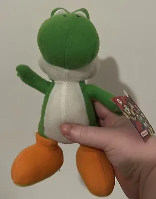 $50 • Buy Nintendo Super Mario Bros Green Yoshi Soft Plush Toy 2008 W/ Tags