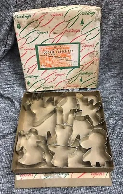 VINTAGE VERITAS CHRISTMAS COOKIE CUTTER SET NO STAR Original Box • $9.99