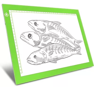 Adjustable Light A4 LED LightBox Tracing Drawing Board Portable Art Design Pad • £9.99