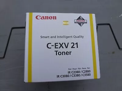 Genuine Canon C-EXV 21 Yellow Toner For IR C2380 C2880 In Sealed Box • £14.99