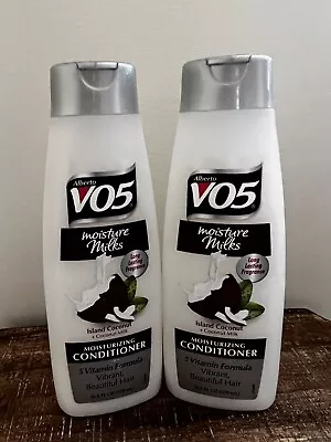 2- VO5 Moisture Milks Island Coconut Moisturizing Conditioners 12.5 Oz New! • $6.99