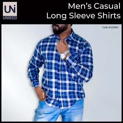 Mens Fashionable Long Sleeve Casual Shirts • $17