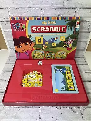 Scrabble Dora The Explorer - My First Scrabble - Mattel - Family Fun COMPLETE • £6.99