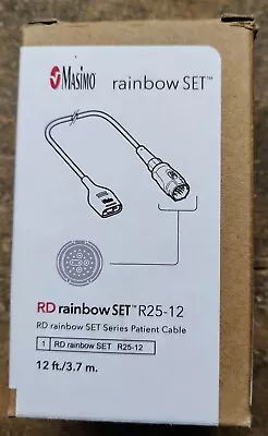 Masimo 4078 RD Rainbow SET R25-12 Rainbow SET Series Patient Cable 12 Ft • $74.99