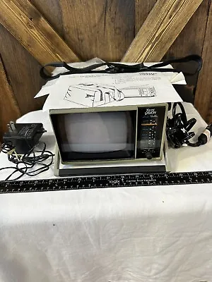 Vintage  Tote Vision  B & W Portable TV 5  Screen Box/No Lid Used # UT5505 C Pic • $29.99