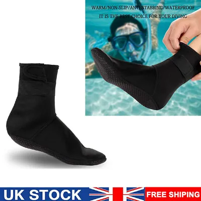 3mm Diving Sock Wetsuit Non-Slip Beach Swim Surf Kayak Warm Sailing Boots 42-44 • £8.58